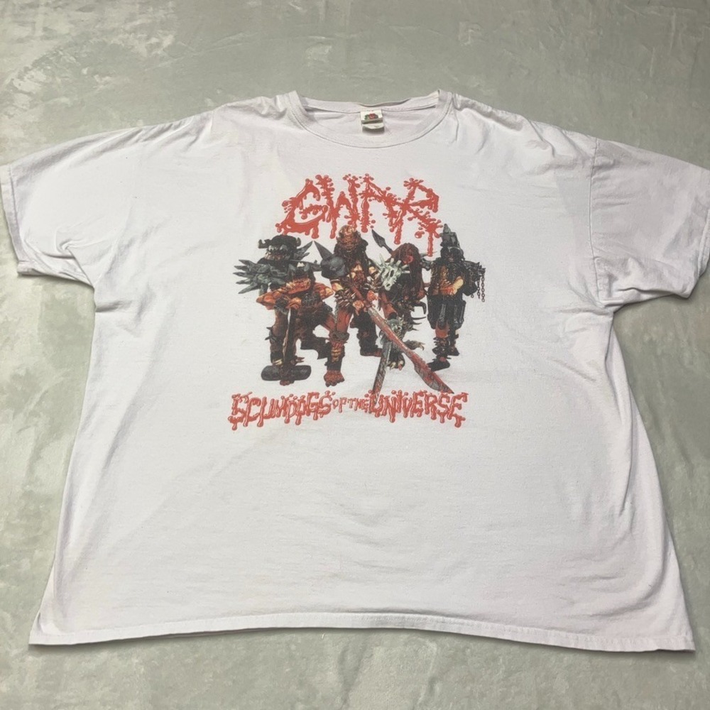Vintage GWAR Scumdogs Of The Universe Shirt Mens 3XL Thrash Metal Band Merch Tee